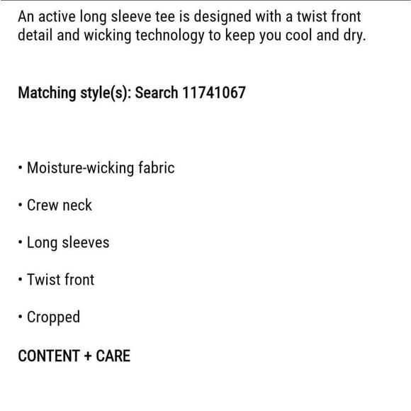 Torrid Active black twist front wicking crop - Picture 3 of 3